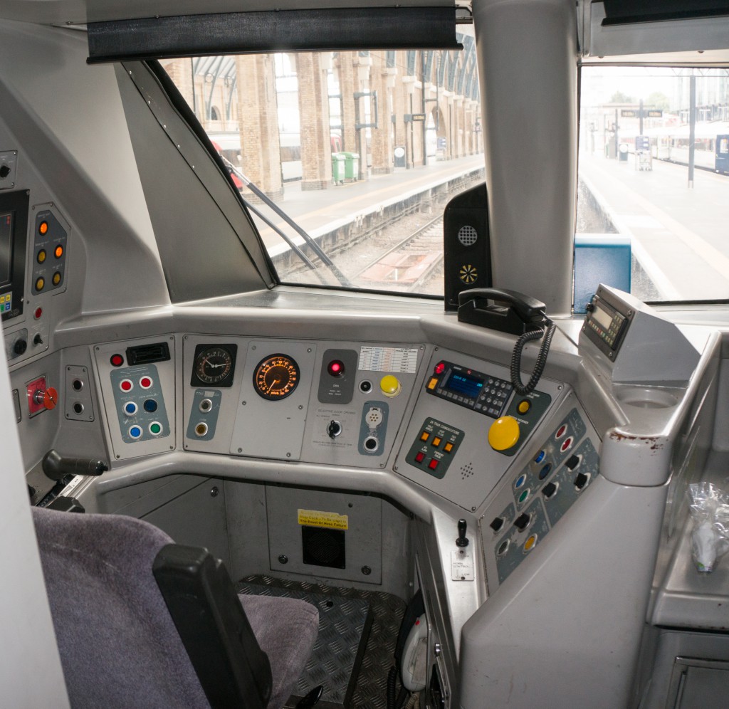 Das Cockpit des Grand Central-Zuges (Class 180). © Foto: Rietig