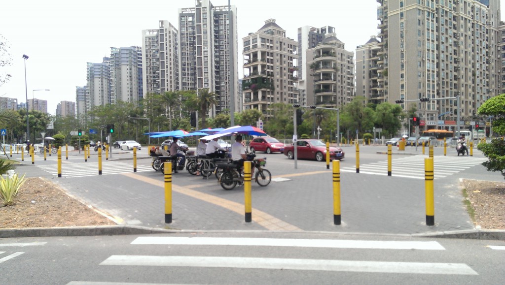 Fahrradrikschas in Shenzhen. Foto: Matias Rietig