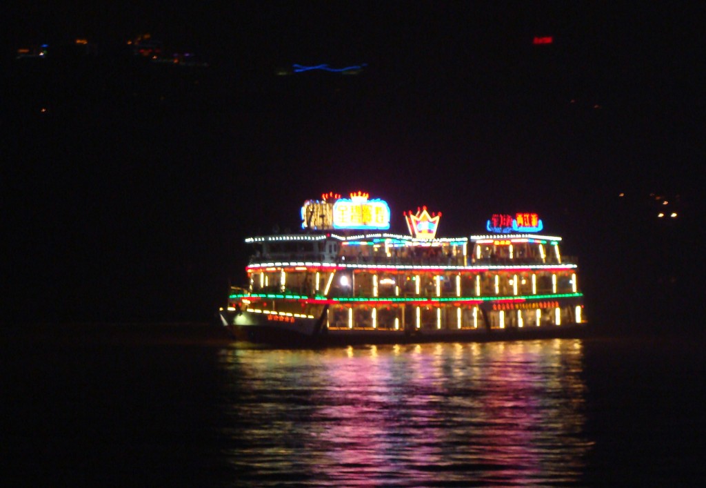Touristenschiff auf dem Jangtse.