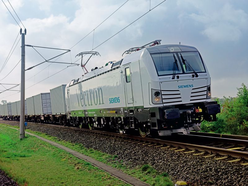 Vectron-Lokomotive. Foto:Siemens